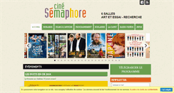 Desktop Screenshot of cinema-semaphore.fr